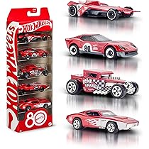 Hot Wheels Mattel 80-lecie Samochodziki 5-pak w skali 1:64 z